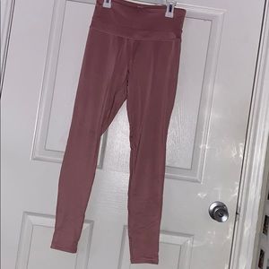 Women’s pink athletic leggings